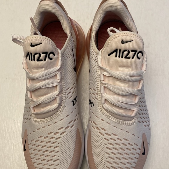 Nike Air Max 270 Sneakers in White and Pink AH6789-604 Size 9 Women’s - Picture 2 of 9